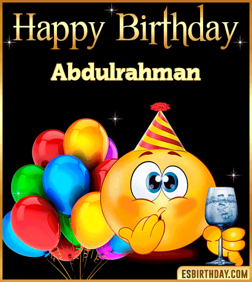 Funny Birthday gif Abdulrahman
