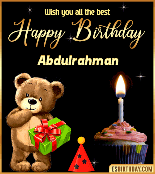 Gif Happy Birthday Abdulrahman
