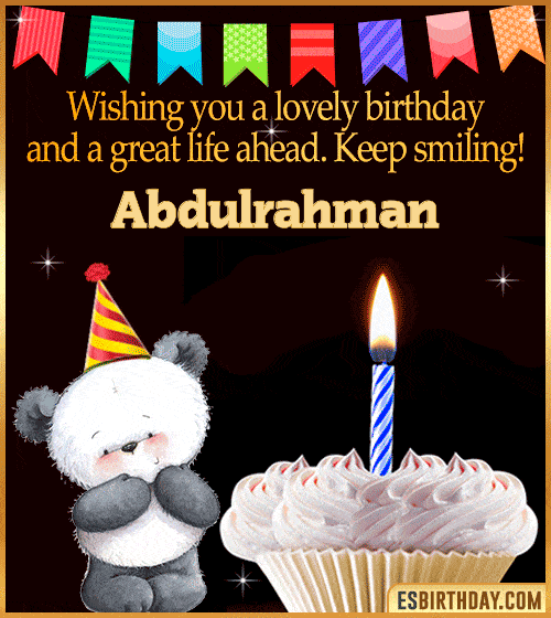 Happy Birthday Cake Wishes Gif Abdulrahman
