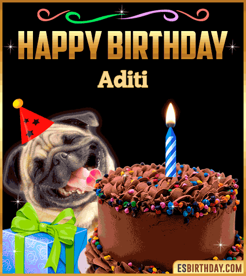 Gif Funny Happy Birthday Aditi
