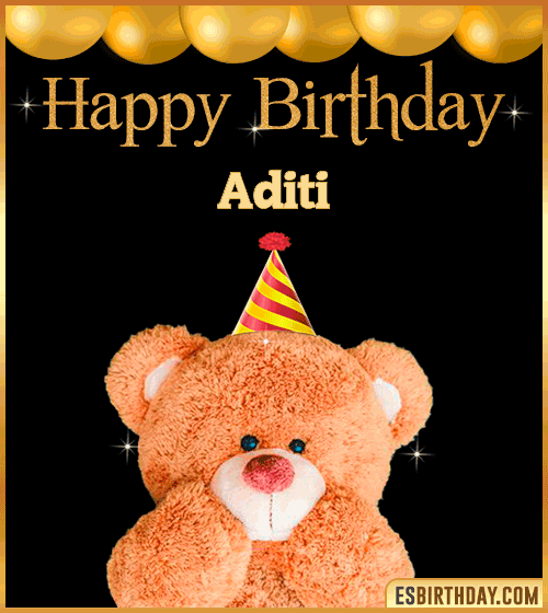Happy Birthday Wishes for Aditi
