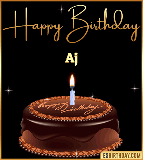 chocolate birthday cake Aj
