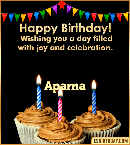 Buy Huppme Happy Birthday Aparna personalized name coffee mug Online at Low  Prices in India - Paytmmall.com