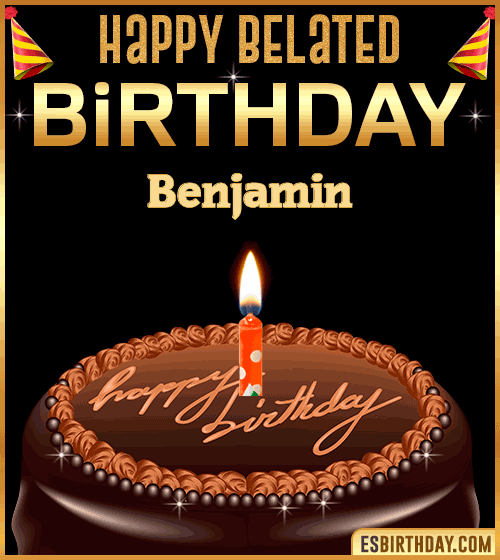 Belated Birthday Gif Benjamin
