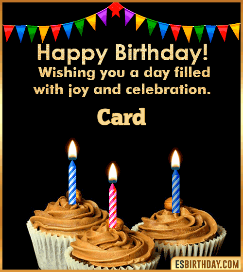 Happy Birthday Wishes Card
