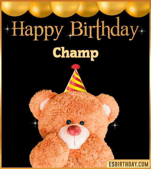 Happy Birthday Wishes for Champ
