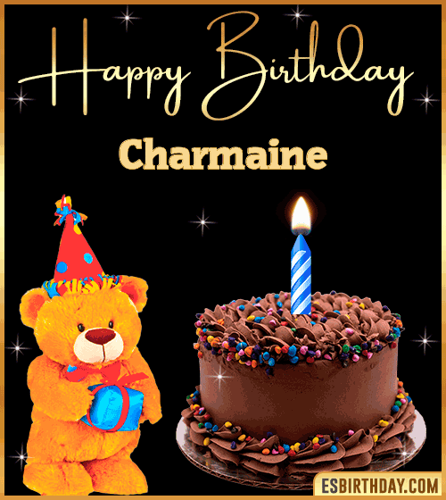 Happy Birthday Wishes gif Charmaine

