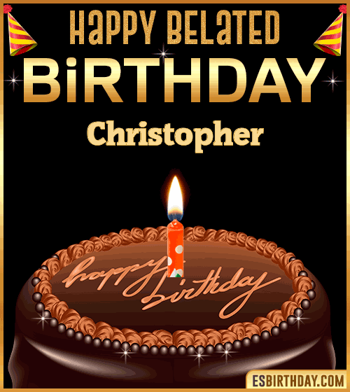 Belated Birthday Gif Christopher
