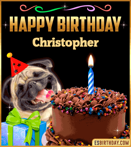 Gif Funny Happy Birthday Christopher
