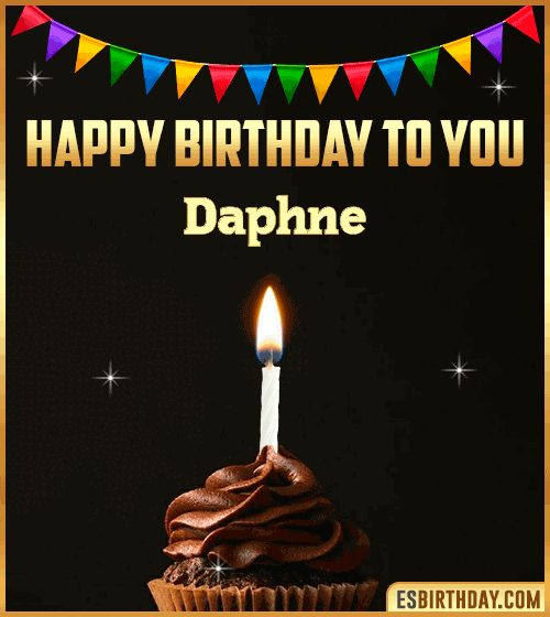 Happy Birthday to you Daphne
