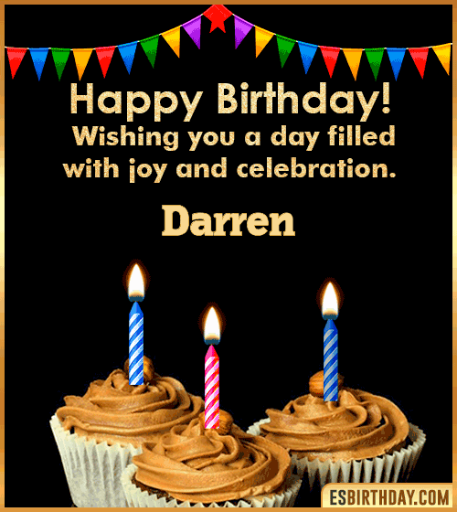 Happy Birthday Wishes Darren

