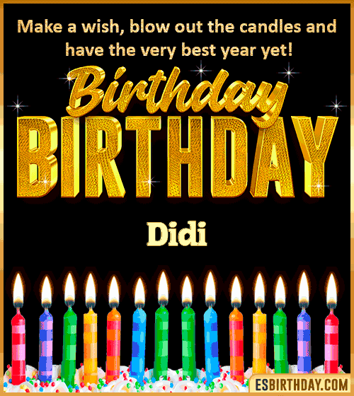 Happy Birthday Wishes Didi
