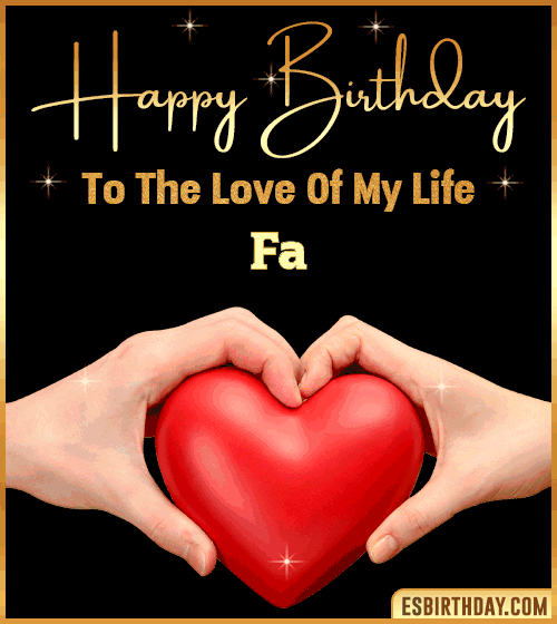 Happy Birthday my love gif Fa
