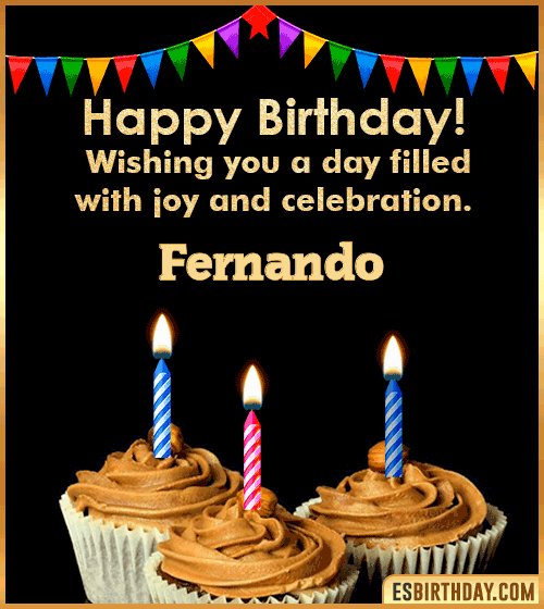 Happy Birthday Wishes Fernando
