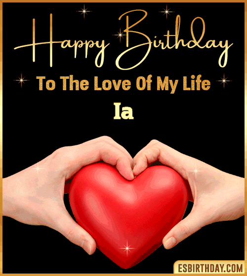 Happy Birthday my love gif Ia
