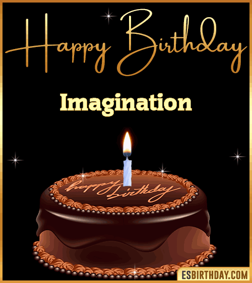 chocolate birthday cake Imagination
