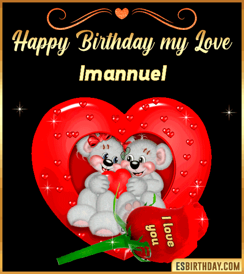 Happy Birthday my love Imannuel
