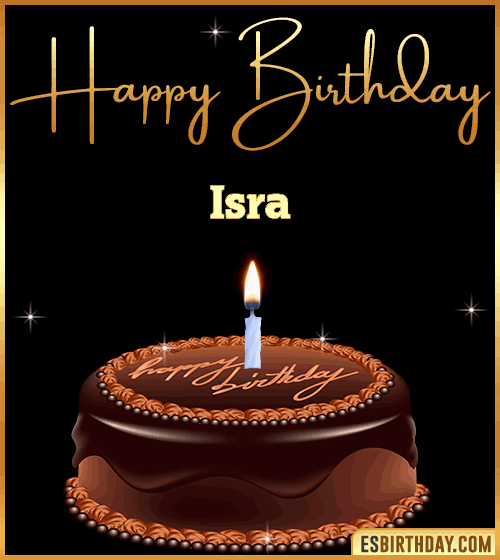 chocolate birthday cake Isra
