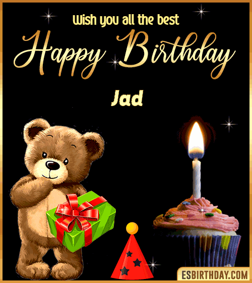 Gif Happy Birthday Jad
