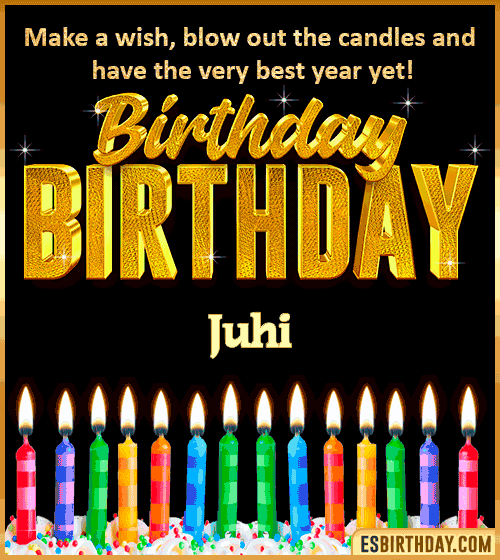 Happy Birthday Wishes Juhi
