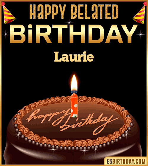 Belated Birthday Gif Laurie
