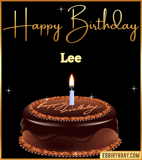 chocolate birthday cake Lee
