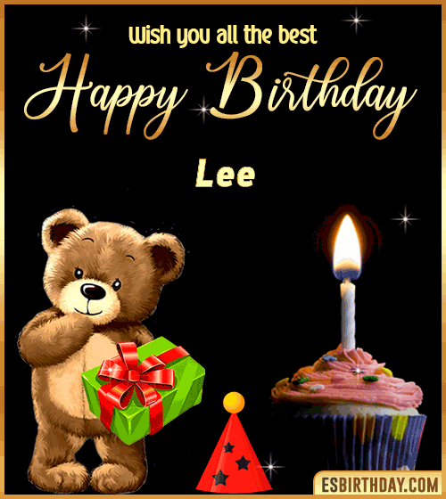 Gif Happy Birthday Lee

