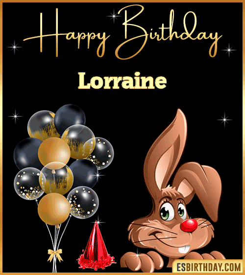 Happy Birthday gif Animated Funny Lorraine
