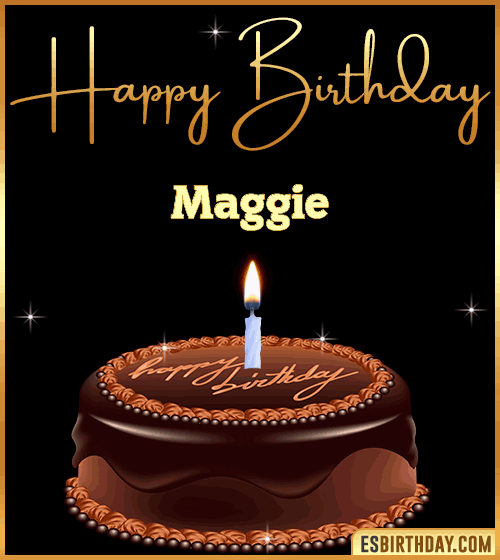 chocolate birthday cake Maggie
