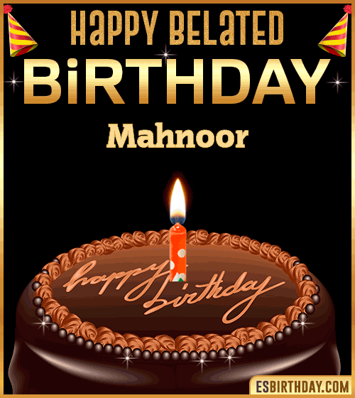 Belated Birthday Gif Mahnoor
