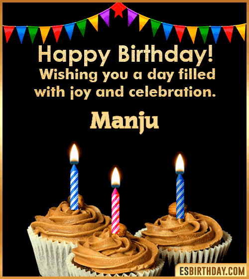 Happy Birthday Wishes Manju
