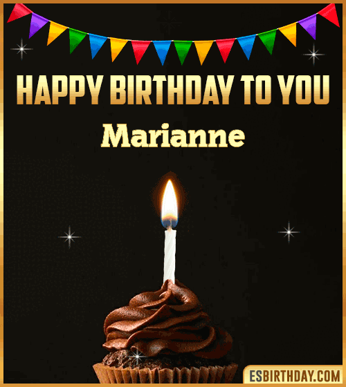 Happy Birthday to you Marianne
