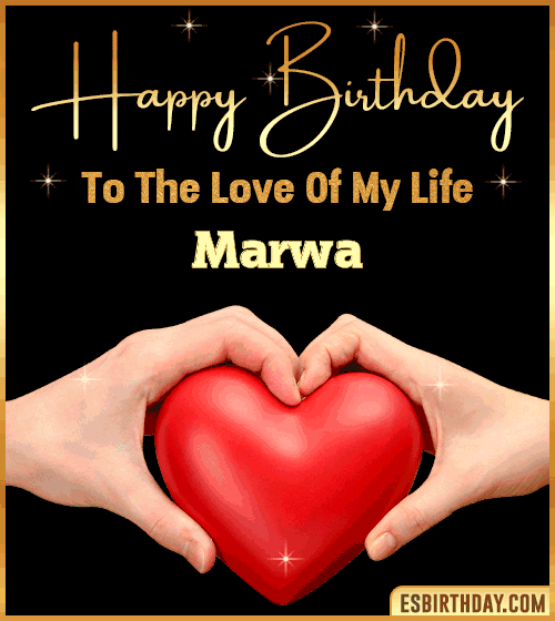 Happy Birthday my love gif Marwa
