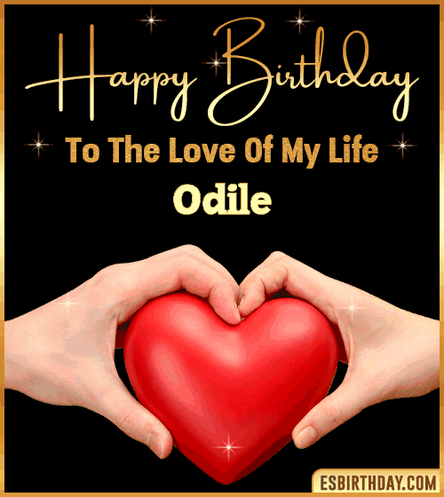 Happy Birthday my love gif Odile
