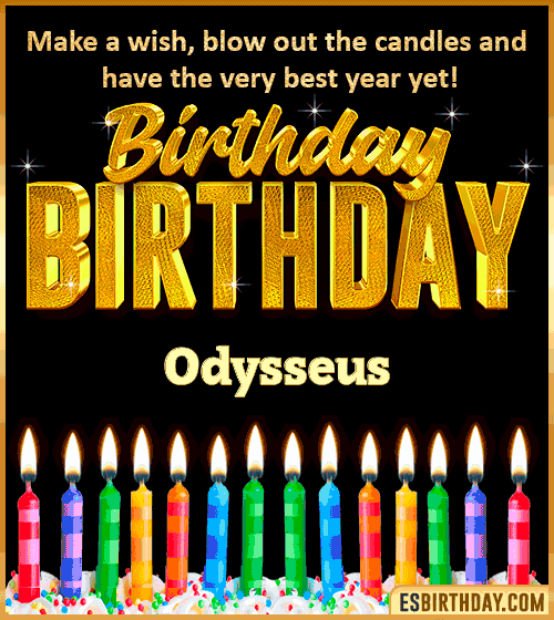 Happy Birthday Wishes Odysseus
