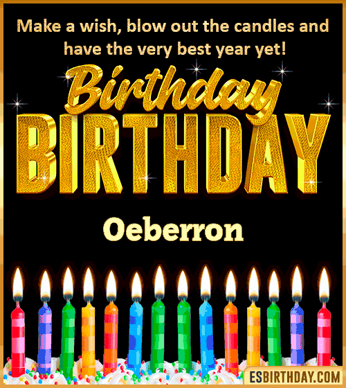 Happy Birthday Wishes Oeberron
