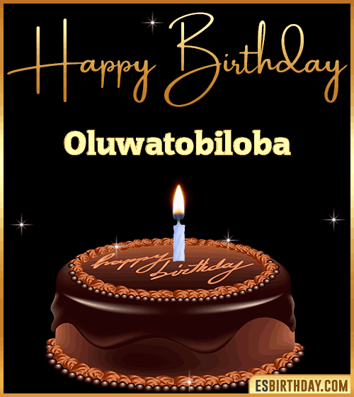 chocolate birthday cake Oluwatobiloba
