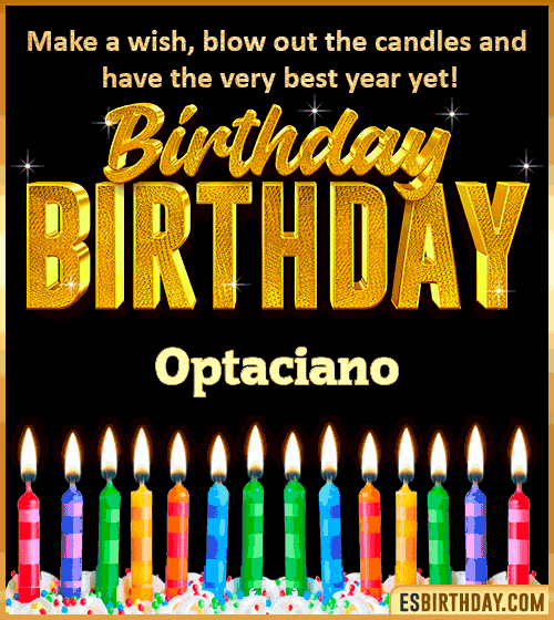 Happy Birthday Wishes Optaciano