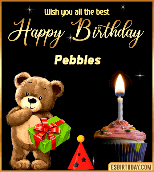 Gif Happy Birthday Pebbles

