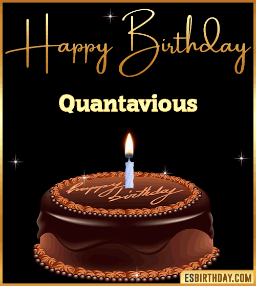 chocolate birthday cake Quantavious
