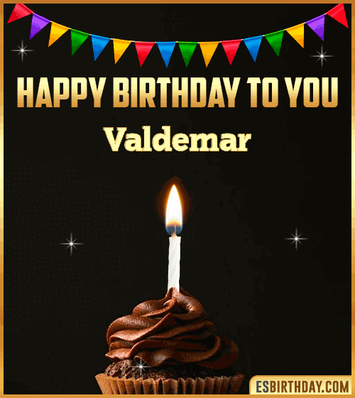 Happy Birthday to you Valdemar
