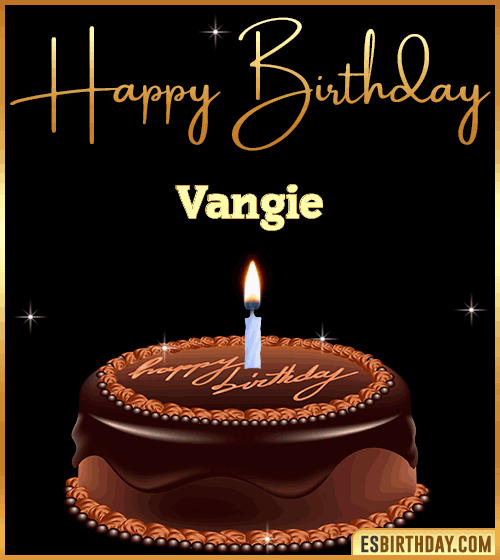 chocolate birthday cake Vangie
