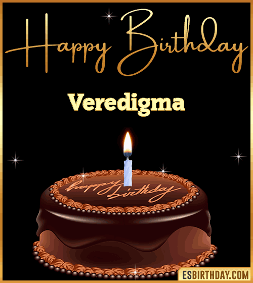 chocolate birthday cake Veredigma