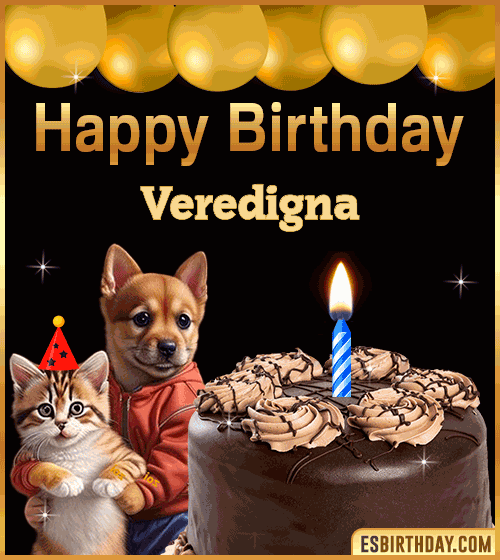 Happy Birthday funny Animated Gif Veredigna