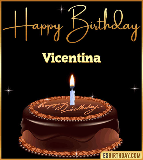 chocolate birthday cake Vicentina