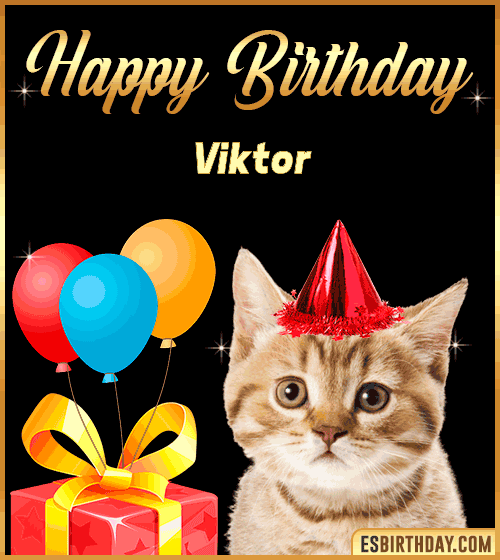Happy Birthday gif Funny Viktor
