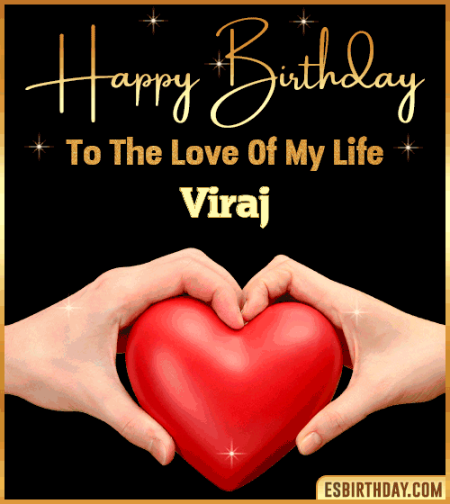 Happy Birthday my love gif Viraj
