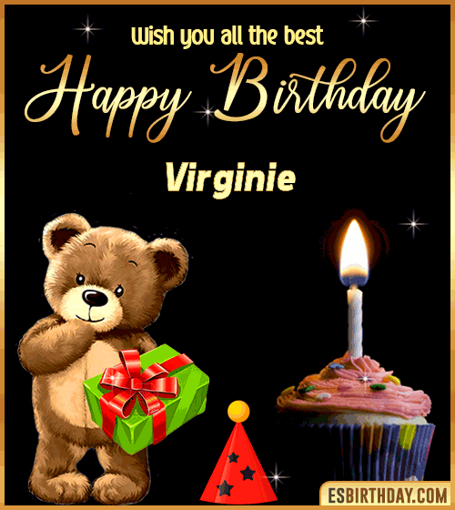 Gif Happy Birthday Virginie
