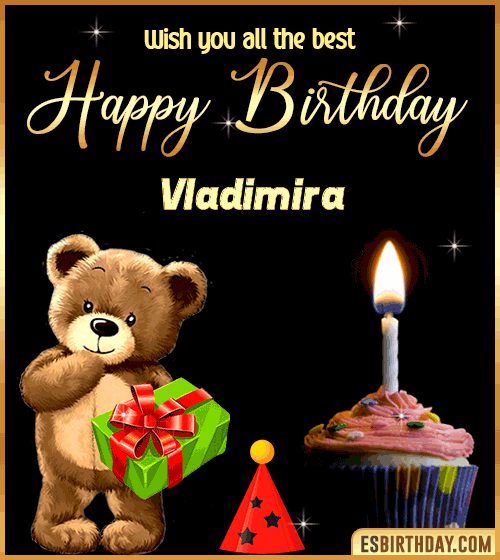 Gif Happy Birthday Vladimira
