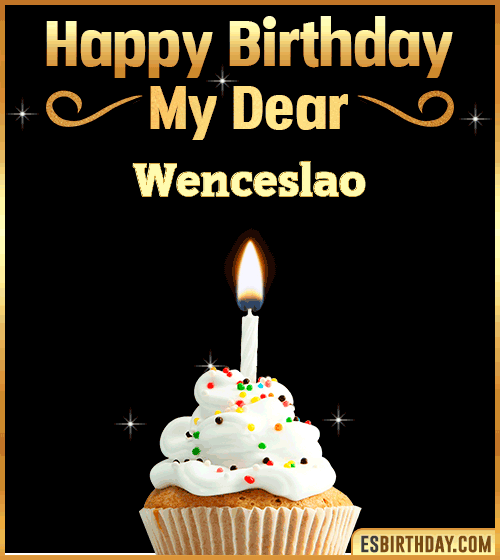 Happy Birthday my Dear Wenceslao